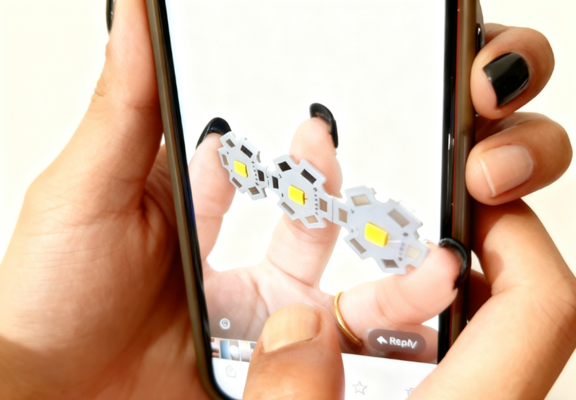 Ceramic PCB with LED