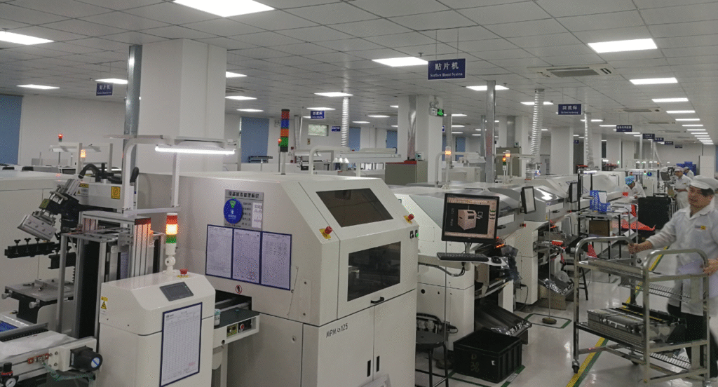 PCB assembly equipment in Suga